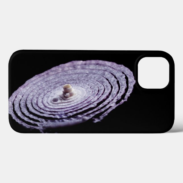 Funda De Case-Mate Para iPhone Retrato de cebolla roja (Reverso (Horizontal))
