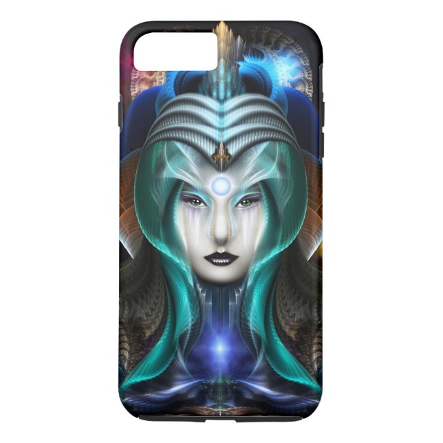 Funda De Case-Mate Para iPhone Retrato De Cyria iPhone 7 Plus Funda Duro (Reverso)