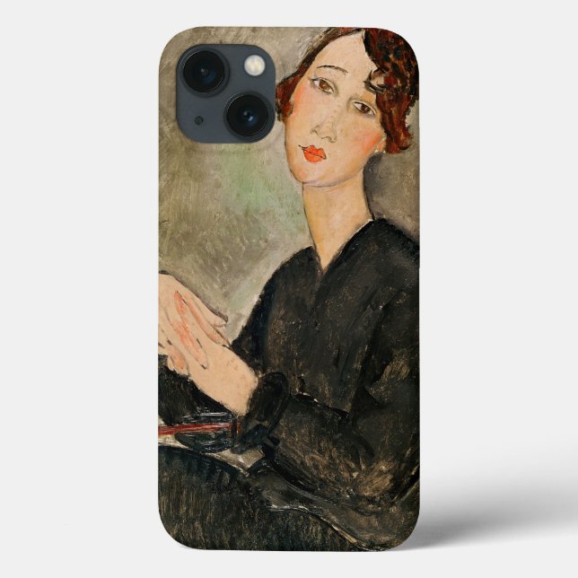 Funda De Case-Mate Para iPhone Retrato de Dedie Hayden, 1918 (Reverso)