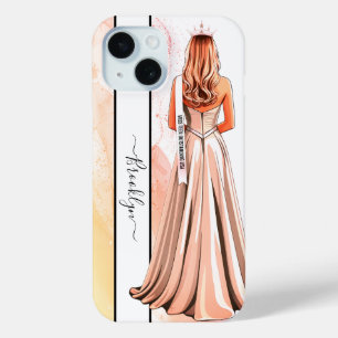 Funda Para iPhone 15 Retrato de Desfile de Tangerine Dream Rubia