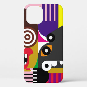 Funda Para iPhone 12 Retrato de dos mujeres - ilustracion de color. Muj
