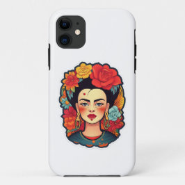 Funda Para iPhone 11 Retrato de Frida Kahlo