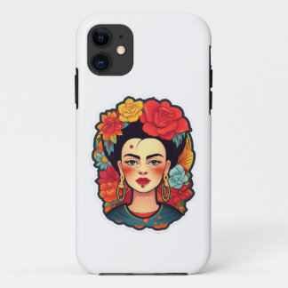 Funda Para iPhone 11 Retrato de Frida Kahlo