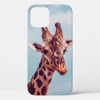 FUNDA PARA iPhone 12 RETRATO DE GIRAFFE