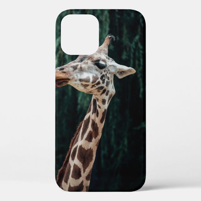 FUNDA DE Case-Mate PARA iPhone RETRATO DE GIRAFFE CUTE (Reverso )