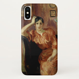 Funda Para iPhone X Retrato de Jeanne Pontillon