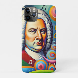 Funda Para iPhone 11 Pro Retrato de Johann Sebastian Bach