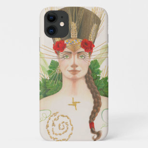 Funda Para iPhone 11 Retrato de la Diosa de Lughnasadh