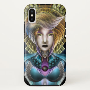 Funda Para iPhone XS Retrato De La Majestad De Trilia Fractal Fantasy