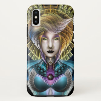 Funda Para iPhone XS Retrato De La Majestad De Trilia Fractal Fantasy
