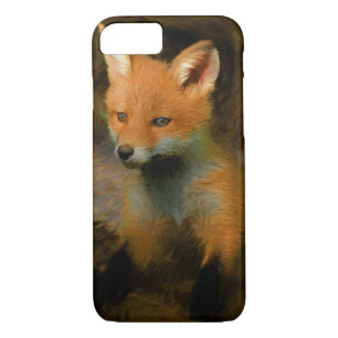Funda Para iPhone 8/7 Retrato de Little Baby Fox Cub