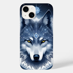 Funda Para iPhone 14 De Case-Mate Retrato de Lobo Místico Arte