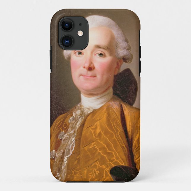 Funda De Case-Mate Para iPhone Retrato de Martin-Pedro Foache (aceite en lona) (Reverso)