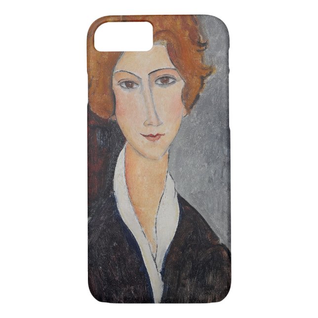 Funda De Case-Mate Para iPhone Retrato de Modigliani Amedeo (Reverso)