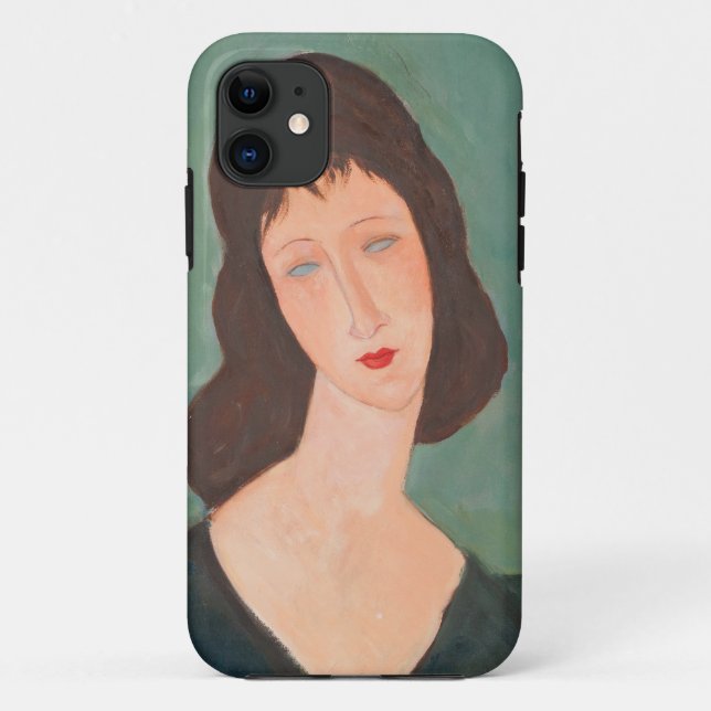 Funda De Case-Mate Para iPhone Retrato de Modigliani Amedeo (Reverso)