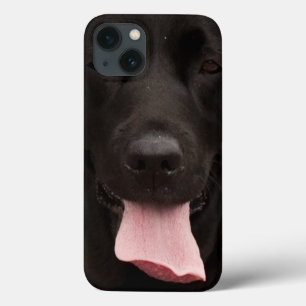 Funda Para iPhone 13 Retrato de perro negro