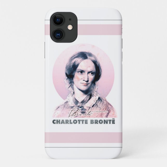 Funda De Case-Mate Para iPhone Retrato de pintura Charlotte Bronte Pink Richmond (Reverso)