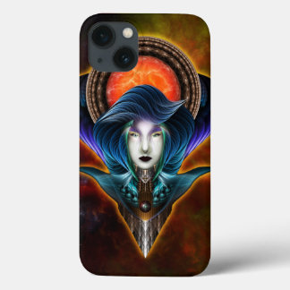 Funda Para iPhone 13 Retrato de Trilia Red Nebula