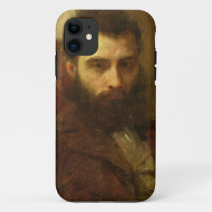 Funda Para iPhone 11 Retrato de un hombre (aceite en el panel)