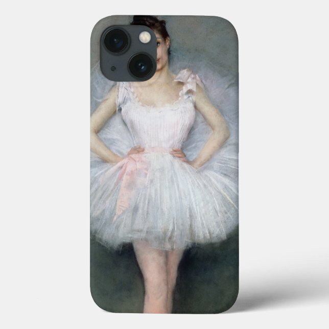 Funda De Case-Mate Para iPhone Retrato de una bailarina joven (Reverso)