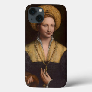 Funda Para iPhone 13 Retrato de una señora, 1520-1525 (aceite en el