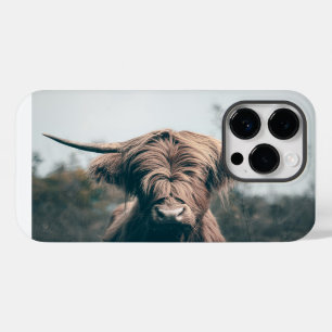 Funda Para iPhone 14 Pro De Case-Mate retrato de vaca de las tierras altas