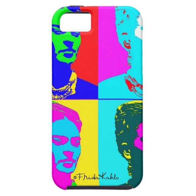 Funda De Case-Mate Para iPhone Retrato inspirado por Frida Kahlo (Atrás)