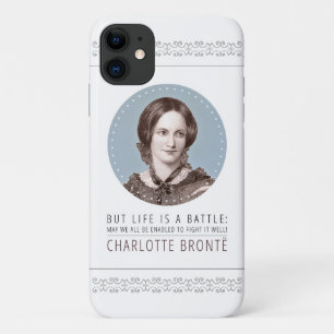 Funda Para iPhone 11 Retrato y cotización de Charlotte Bronte