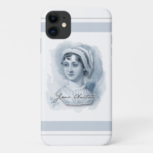 Funda Para iPhone 11 Retrato y firma de Jane Austen