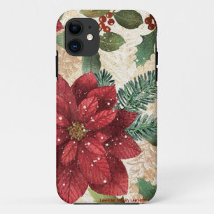 title_seo2 Retro 50s Flor de Nochebuena Rojo Verde Crema