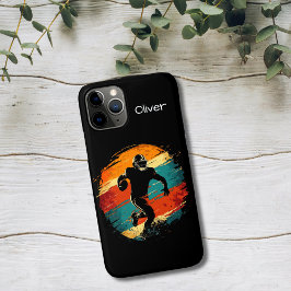 Funda Para iPhone 11 Pro Retro American Football Player