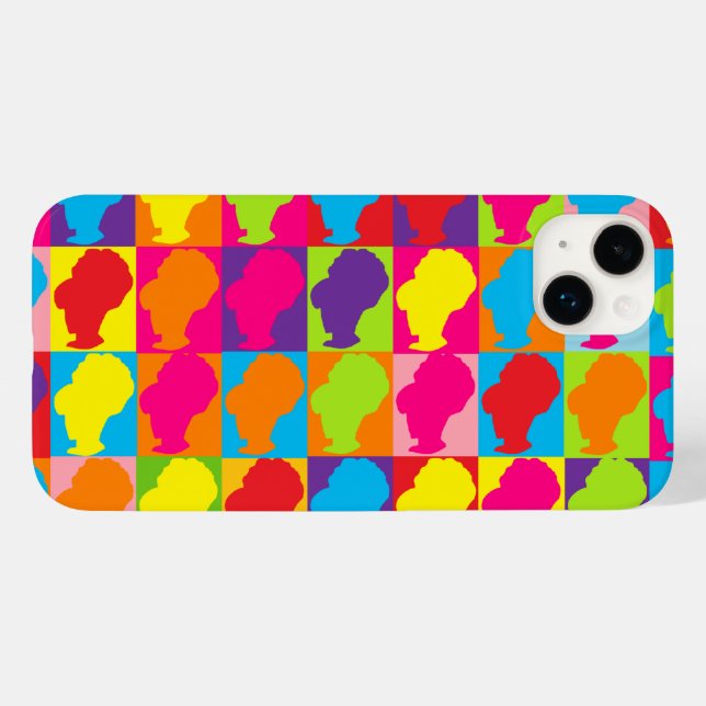 Funda De Case-Mate Para iPhone Retro BeeHive Women (Reverso  (Hotizontal))