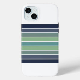 Funda Para iPhone 15 Mini Retro Blue & Green Surfboard Stried