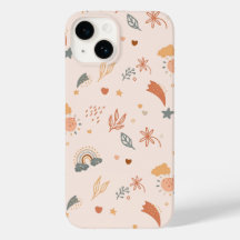 Retro Boho acuarela Arcoiris Neutral