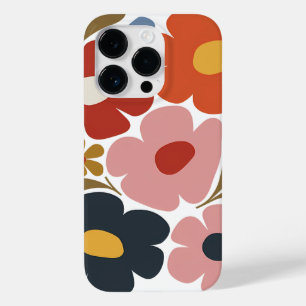 Funda Para iPhone 14 Pro De Case-Mate Retro Boho Flor Colorida Mediosiglo Moderno
