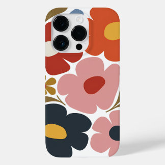 Funda Para iPhone 14 Pro De Case-Mate Retro Boho Flor Colorida Mediosiglo Moderno