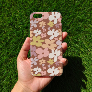 Funda Para iPhone 14 De Case-Mate Retro Boho Flower Power Pattern