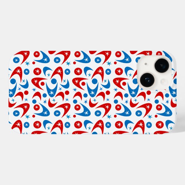 Funda De Case-Mate Para iPhone Retro Boomerangs (Reverso  (Horizontal))