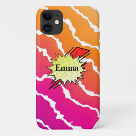 Funda Para iPhone 11 Retro bubble color comic