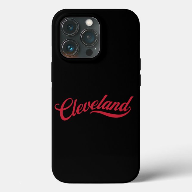 Funda De Case-Mate Para iPhone Retro Cleveland (Reverso )