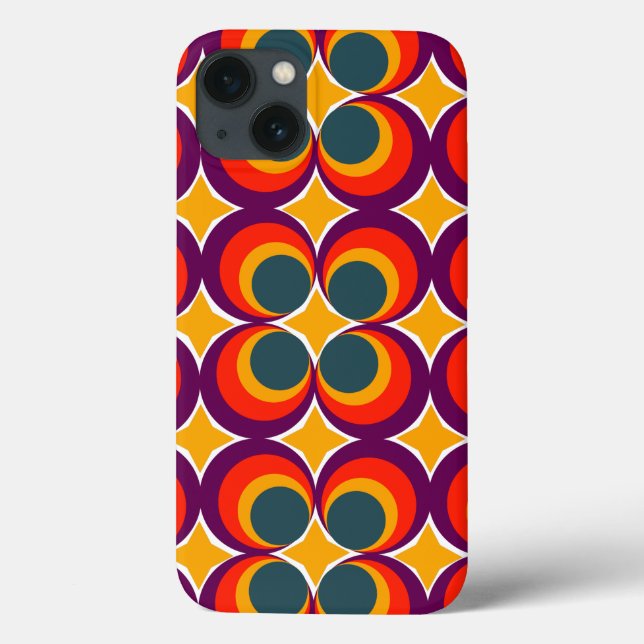 Funda De Case-Mate Para iPhone Retro Clovers (Reverso)