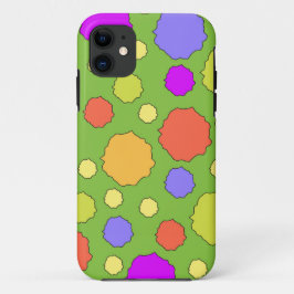 Funda Para iPhone 11 Retro colorido audaz brillante de lunares