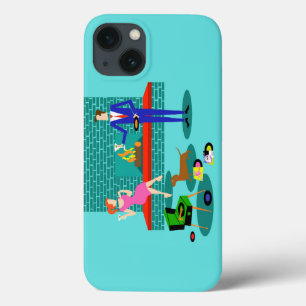 Funda Para iPhone 13 Retro Couple with Dog iPhone 6 Case