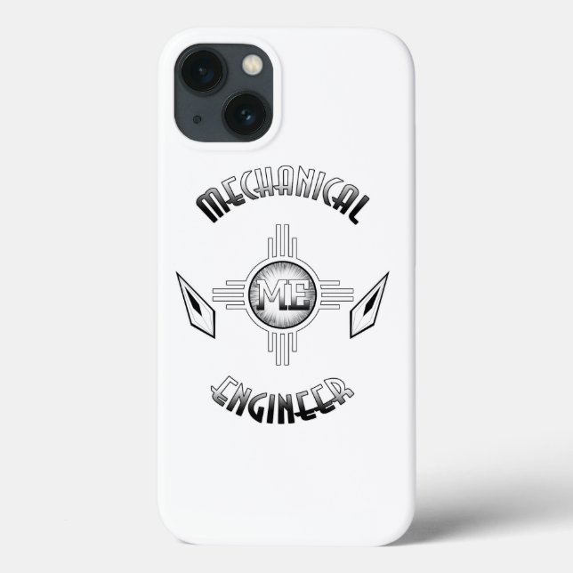 Funda De Case-Mate Para iPhone Retro de ingeniero mecánico (Reverso)