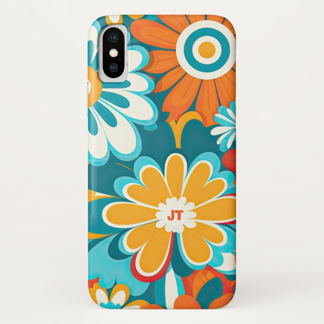 Funda De Case-Mate Para iPhone Retro de los años 70 (Reverso)