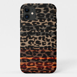 Funda Para iPhone 11 Retro de piel de leopardo de impresión 2
