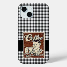 Funda Para iPhone 15 Retro del café