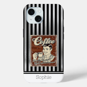 Funda Para iPhone 15 Retro del café Samsung