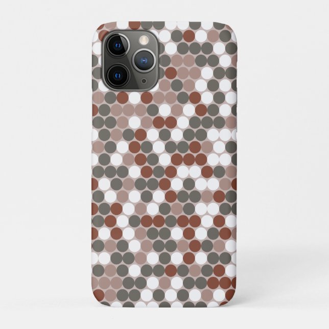 Funda De Case-Mate Para iPhone Retro dots (Reverso)