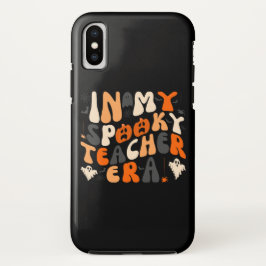 Funda Para iPhone X Retro en mi espeluznante Halloween de la era de lo